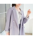 【ミッシュマッシュ/MISCH MASCH】の袖裏ストライプダブルテーラードジャケット MM618503 ブルー|ID: prp329100004974908 ipo3291000000037295759