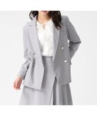 【ミッシュマッシュ/MISCH MASCH】の袖裏ストライプダブルテーラードジャケット MM618503 グレー|ID: prp329100004974908 ipo3291000000037295761