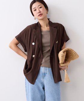 【マイカ ディール/MICA & DEAL】のハーフスリーブシアージャケット 大人の最旬トレンドファッション＆コーディネート founy(ファウニー) ファッション Fashion レディースファッション Fashion for Women アウター Coat / Outerwear Collection レディースジャケット・軽アウター Jackets キャミソール Camisole, Spaghetti Strap Top シアー Sheer, See-Through スリーブ Sleeve, Long Sleeve / Short Sleeve デニム Denim, Jeans Material ノースリーブ Sleeveless, No-Sleeve フレンチ French, French Style ポケット Pocket, Pocket Detail S/S・春夏 SS, Spring/Summer, Warm Season おすすめ Recommended / Our Picks 夏 Summer 2026年 2026 2026春夏・S/S Spring/Summer 2026 SS26 |ID:prp329100004974917