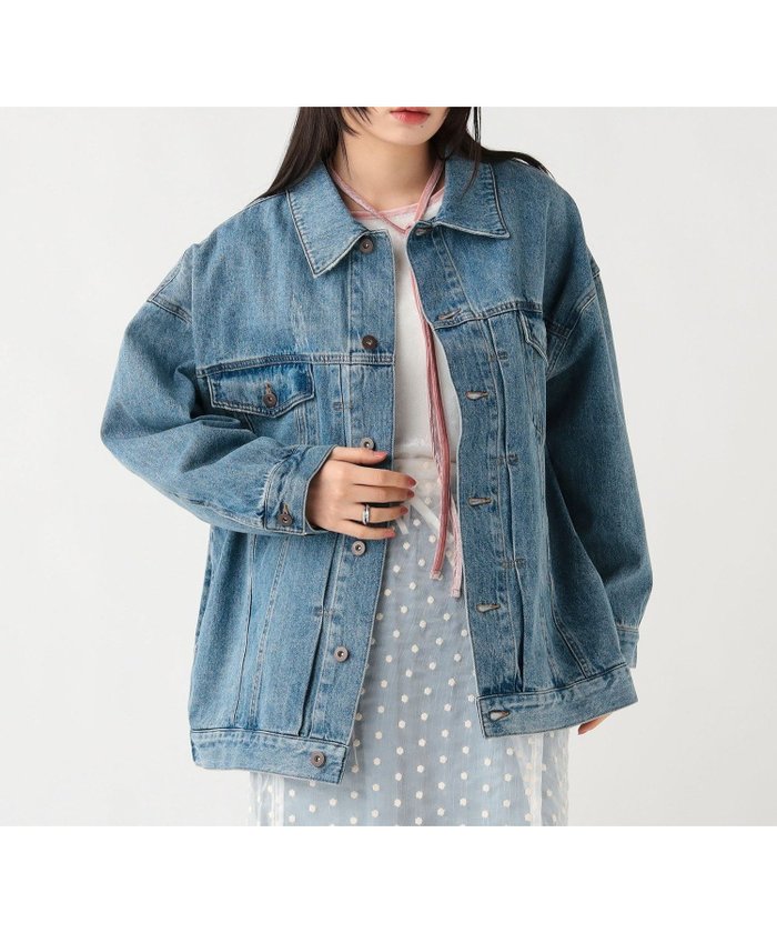 【ビームス ハート/BEAMS HEART】の【4/23新規値下げ】【洗濯可】オーバー デニム ジャケット 26SS レディース 春アウター ライトアウター 長袖 インテリア・キッズ・メンズ・レディースファッション・服の通販 founy(ファウニー) https://founy.com/ ファッション Fashion レディースファッション Fashion for Women アウター Coat / Outerwear Collection レディースジャケット・軽アウター Jackets デニムジャケット / カジュアルアウター Denim Jackets 春 Spring ジャケット Jacket, Outerwear スラックス Slacks, Dress Pants デニム Denim, Jeans Material トレンド Trend, Trending Now 長袖 Long Sleeve, Full Sleeve ポケット Pocket, Pocket Detail ミックス Mix, Mixed Style ルーズ Loose, Oversized ロング Long, Long-Length ワイド Wide, Wide Fit 2026年 2026 2026春夏・S/S Spring/Summer 2026 SS26 |ID: prp329100004974920 ipo3291000000037295811