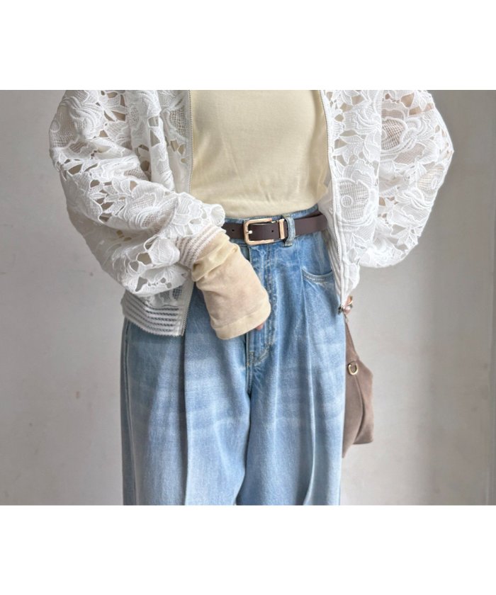 【ドゥドゥ/DouDou】の【WEB限定】フラワーレースブルゾン インテリア・キッズ・メンズ・レディースファッション・服の通販 founy(ファウニー) https://founy.com/ ファッション Fashion レディースファッション Fashion for Women アウター Coat / Outerwear Collection ブルゾンジャケット・スポーティアウター Blouson Jackets インナー Innerwear スマート Smart, Elegant 雑誌 Magazine, Fashion Magazine フラワー Flower, Floral ブルゾン Blouson, Bomber Jacket レース Lace, Lace Fabric S/S・春夏 SS, Spring/Summer, Warm Season 再入荷 Restock / Back in Stock 夏 Summer 2026年 2026 2026春夏・S/S Spring/Summer 2026 SS26 |ID: prp329100004974922 ipo3291000000037295817