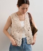 【フレームワーク/FRAMeWORK】の≪追加≫コットンレースエンブロイダリーVEST ナチュラル|ID: prp329100004974925 ipo3291000000037295848