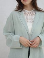 【ラシュッド/LASUD】のLinen cotton tailored jacket サックス|ID: prp329100004974929 ipo3291000000037295860