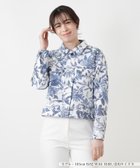 【レリアン/LEILIAN】のサッカー地ショールジャケット ネイビー系|ID: prp329100004974943 ipo3291000000037295900