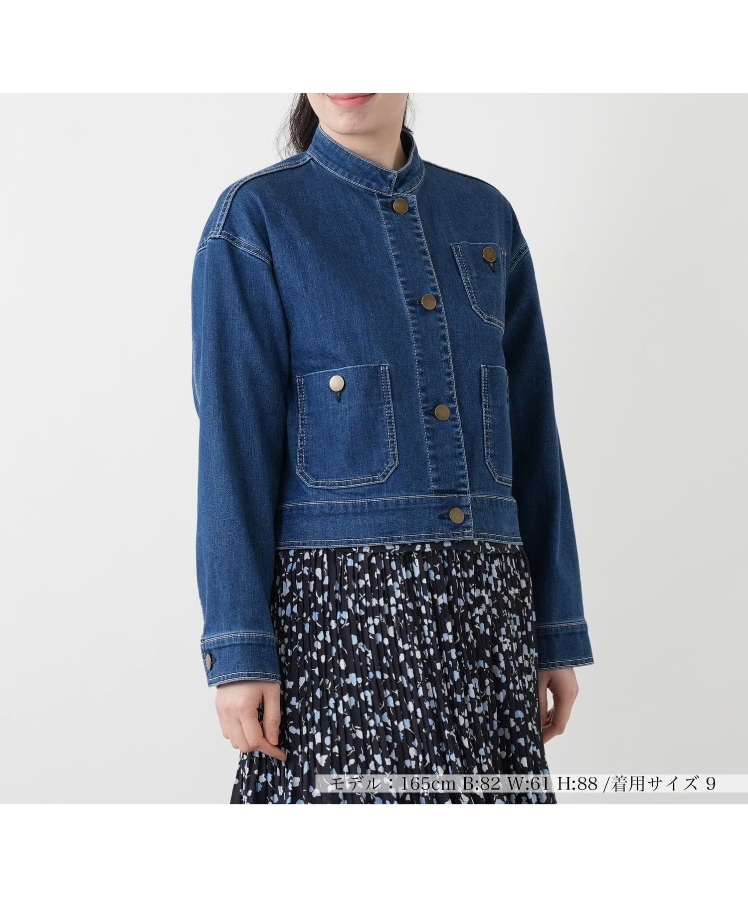 【レリアン/LEILIAN】のデニムジャケット【L JEANS】 インテリア・キッズ・メンズ・レディースファッション・服の通販 founy(ファウニー) 　ファッション　Fashion　レディースファッション　Fashion for Women　アウター　Coat / Outerwear Collection　レディースジャケット・軽アウター　Jackets　デニムジャケット / カジュアルアウター　Denim Jackets　ウォッシャブル　Machine Washable　ジャケット　Jacket, Outerwear　スタンド　Stand Collar, Upright Stand　デニム　Denim, Jeans Material　フィット　Fit, Slim Fit　ポケット　Pocket, Pocket Detail　リラックス　Relax, Relaxed Fit　夏　Summer　ロイヤルブルー|ID: prp329100004974944 ipo3291000000037295903