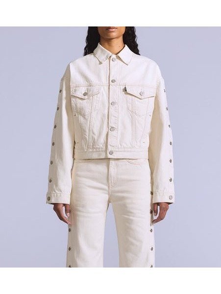 【リーバイス/Levis】のBLUETAB(TM) SHANK トラッカージャケット インテリア・キッズ・メンズ・レディースファッション・服の通販 founy(ファウニー) 　ファッション　Fashion　レディースファッション　Fashion for Women　アウター　Coat / Outerwear Collection　レディースジャケット・軽アウター　Jackets　コレクション　Collection, Seasonal Line　スタンダード　Standard, Basic　デニム　Denim, Jeans Material　Whites|ID: prp329100004974969 ipo3291000000037295975