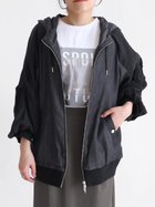 【ラシュッド/LASUD】のライトフードブルゾン 大人の最旬トレンドファッション＆コーディネート founy(ファウニー) ファッション Fashion レディースファッション Fashion for Women アウター Coat / Outerwear Collection ブルゾンジャケット・スポーティアウター Blouson Jackets おすすめ Recommended / Our Picks バランス Balance, Style Balance ブルゾン Blouson, Bomber Jacket ミドル Middle Length, Mid Height 羽織 Haori, Light Jacket thumbnail チャコールグレー|ID: prp329100004974995 ipo3291000000037296056