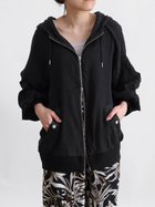 【ラシュッド/LASUD】のライトフードブルゾン 大人の最旬トレンドファッション＆コーディネート founy(ファウニー) ファッション Fashion レディースファッション Fashion for Women アウター Coat / Outerwear Collection ブルゾンジャケット・スポーティアウター Blouson Jackets おすすめ Recommended / Our Picks バランス Balance, Style Balance ブルゾン Blouson, Bomber Jacket ミドル Middle Length, Mid Height 羽織 Haori, Light Jacket thumbnail ブラック|ID: prp329100004974995 ipo3291000000037296057