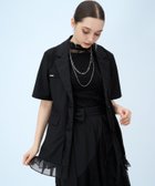 【ハレ/HARE】のシアーレイヤードミドルジャケット 大人の最旬トレンドファッション＆コーディネート founy(ファウニー) ファッション Fashion レディースファッション Fashion for Women アウター Coat / Outerwear Collection レディースジャケット・軽アウター Jackets インナー Innerwear ウェーブ Wavy Pattern 切替 Switching, Contrast Panel シアー Sheer, See-Through シルバー Silver, Metallic Silver シンプル Simple, Minimal ジャケット Jacket, Outerwear ストレート Straight, Straight Cut スラックス Slacks, Dress Pants タンク Tank Top, Sleeveless Top プリーツ Pleats, Pleated ボトム Bottoms, Lower Wear ミドル Middle Length, Mid Height リラックス Relax, Relaxed Fit ワイド Wide, Wide Fit おすすめ Recommended / Our Picks 夏 Summer thumbnail ブラック09|ID: prp329100004975005 ipo3291000000037296099