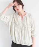 【ルクールブラン/le.coeur blanc】のギャザーキリカエブルゾン 大人の最旬トレンドファッション＆コーディネート founy(ファウニー) ファッション Fashion レディースファッション Fashion for Women アウター Coat / Outerwear Collection ブルゾンジャケット・スポーティアウター Blouson Jackets ギャザー Gathered, Ruffled フロント Front, Front Design ブルゾン Blouson, Bomber Jacket エレガント 上品 Elegant 軽量 Lightweight, Ultra Light thumbnail アイボリー|ID: prp329100004975009 ipo3291000000037296108