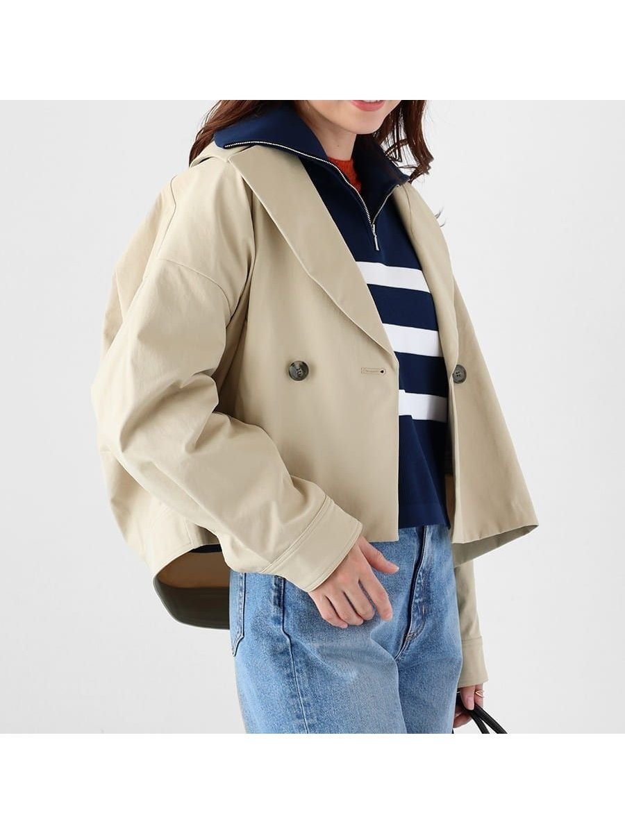 【ヴァン/Vin】のスプリングショートコート インテリア・キッズ・メンズ・レディースファッション・服の通販 founy(ファウニー) 　ファッション　Fashion　レディースファッション　Fashion for Women　アウター　Coat / Outerwear Collection　コート・ロングコート・ピーコート　Long Coats, Peacoats & More　インナー　Innerwear　ショート　Short, Short Length　ベージュ|ID: prp329100004975013 ipo3291000000037296123