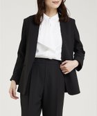 【アバハウスマヴィ/abahouse mavie】の【WEB Domani掲載】【エニデイカセット】ノーカラージャケット 大人の最旬トレンドファッション＆コーディネート founy(ファウニー) ファッション Fashion レディースファッション Fashion for Women アウター Coat / Outerwear Collection レディースジャケット・軽アウター Jackets ノーカラージャケット / シンプル上品コーデ Collarless Jackets シルバー Silver, Metallic Silver ジャケット Jacket, Outerwear ストレッチ Stretch, Stretchy Fabric ストレート Straight, Straight Cut 雑誌 Magazine, Fashion Magazine テーラード Tailored, Tailored Fit 人気 Popular, Best Seller マニッシュ Mannish, Boyish 楽ちん Easy Fit, Comfortable おすすめ Recommended / Our Picks セレモニー Ceremony ビジネス 仕事 通勤 Business / Work / Commuting thumbnail ブラック|ID: prp329100004975019 ipo3291000000037296143