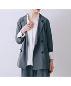 【セルフィスト/SELFIST】のレース付きテーラドカラージャケット グレー|ID: prp329100004975047 ipo3291000000037296241