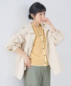 【コレックス/collex】のレイヤード風ジップアップコート アイボリー|ID: prp329100004975049 ipo3291000000037296246