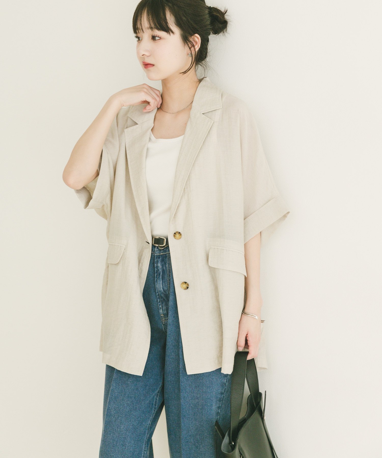 【アイテムズアーバンリサーチ/ITEMS URBAN RESEARCH】のシアードルマンジャケット インテリア・キッズ・メンズ・レディースファッション・服の通販 founy(ファウニー) 　ファッション　Fashion　レディースファッション　Fashion for Women　アウター　Coat / Outerwear Collection　レディースジャケット・軽アウター　Jackets　2026年　2026　2026春夏・S/S　Spring/Summer 2026 SS26　シアー　Sheer, See-Through　バランス　Balance, Style Balance　夏　Summer　S/S・春夏　SS, Spring/Summer, Warm Season　グレー系その他|ID: prp329100004975055 ipo3291000000037296268