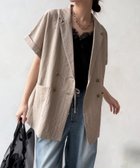 【ドゥドゥ/DouDou】の【WEB限定/セットアップ可能】ショートスリーブジャケット 大人の最旬トレンドファッション＆コーディネート founy(ファウニー) ファッション Fashion レディースファッション Fashion for Women アウター Coat / Outerwear Collection レディースジャケット・軽アウター Jackets シンプル Simple, Minimal ジャケット Jacket, Outerwear スマート Smart, Elegant セットアップ Set-Up, Coordinated Outfit 雑誌 Magazine, Fashion Magazine ハーフ Half, Half-Length バランス Balance, Style Balance リラックス Relax, Relaxed Fit ロング Long, Long-Length S/S・春夏 SS, Spring/Summer, Warm Season 再入荷 Restock / Back in Stock おすすめ Recommended / Our Picks 夏 Summer エレガント 上品 Elegant 2026年 2026 2026春夏・S/S Spring/Summer 2026 SS26 thumbnail ベージュ|ID: prp329100004975061 ipo3291000000037296301