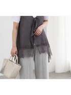 【テチチ/Te chichi】のレースイレヘムシアーレイヤードジレ 大人の最旬トレンドファッション＆コーディネート founy(ファウニー) ファッション Fashion レディースファッション Fashion for Women アウター Coat / Outerwear Collection トップス・カットソー Cut & Sew Tops ベスト&ジレ / 重ね着スタイル Vests & Gilets おすすめ Recommended / Our Picks カットソー Cut and Sewn Top シアー Sheer, See-Through シンプル Simple, Minimal レース Lace, Lace Fabric thumbnail チャコールグレー|ID: prp329100004975063 ipo3291000000037296309