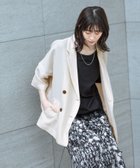 【ラコレ/LAKOLE】のメッシュハーフスリーブジャケット アイボリー|ID: prp329100004975097 ipo3291000000037296441