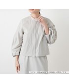 【レリアン/LEILIAN】のノーカラージップジャケット 大人の最旬トレンドファッション＆コーディネート founy(ファウニー) ファッション Fashion レディースファッション Fashion for Women アウター Coat / Outerwear Collection レディースジャケット・軽アウター Jackets ウォッシャブル Machine Washable コンパクト Compact, Small Size ジップアップ Zip-Up, Full Zip ジャケット Jacket, Outerwear スリーブ Sleeve, Long Sleeve / Short Sleeve ファブリック Fabric, Textile ポケット Pocket, Pocket Detail 夏 Summer thumbnail ライトグレー|ID: prp329100004975129 ipo3291000000037296566