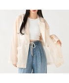 【ビームス ハート/BEAMS HEART】のシアー ルーズ ジャケット 26SS ウォッシャブル 大人の最旬トレンドファッション＆コーディネート founy(ファウニー) ファッション Fashion レディースファッション Fashion for Women アウター Coat / Outerwear Collection レディースジャケット・軽アウター Jackets ウォッシャブル Machine Washable 春 Spring キャミソール Camisole, Spaghetti Strap Top キャミワンピース Cami Dress, Slip Dress シアー Sheer, See-Through ショルダー Shoulder, Shoulder Strap ジャケット Jacket, Outerwear タンク Tank Top, Sleeveless Top デニム Denim, Jeans Material トレンド Trend, Trending Now ドロップ Drop Shoulder, Dropped Style 長袖 Long Sleeve, Full Sleeve ルーズ Loose, Oversized S/S・春夏 SS, Spring/Summer, Warm Season おすすめ Recommended / Our Picks 夏 Summer 2026年 2026 2026春夏・S/S Spring/Summer 2026 SS26 thumbnail BEIGE|ID: prp329100004975133 ipo3291000000037296596