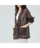 【ビームス ハート/BEAMS HEART】のシアー ルーズ ジャケット 26SS ウォッシャブル 大人の最旬トレンドファッション＆コーディネート founy(ファウニー) ファッション Fashion レディースファッション Fashion for Women アウター Coat / Outerwear Collection レディースジャケット・軽アウター Jackets ウォッシャブル Machine Washable 春 Spring キャミソール Camisole, Spaghetti Strap Top キャミワンピース Cami Dress, Slip Dress シアー Sheer, See-Through ショルダー Shoulder, Shoulder Strap ジャケット Jacket, Outerwear タンク Tank Top, Sleeveless Top デニム Denim, Jeans Material トレンド Trend, Trending Now ドロップ Drop Shoulder, Dropped Style 長袖 Long Sleeve, Full Sleeve ルーズ Loose, Oversized S/S・春夏 SS, Spring/Summer, Warm Season おすすめ Recommended / Our Picks 夏 Summer 2026年 2026 2026春夏・S/S Spring/Summer 2026 SS26 thumbnail DARK BROWN|ID: prp329100004975133 ipo3291000000037296597