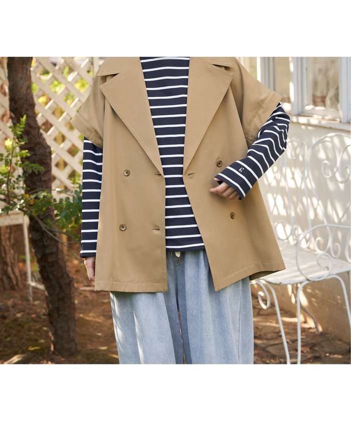 【エルビーシー/LBC】の袖取り外しミドルコート インテリア・キッズ・メンズ・レディースファッション・服の通販 founy(ファウニー) https://founy.com/ ファッション Fashion レディースファッション Fashion for Women アウター Coat / Outerwear Collection コート・ロングコート・ピーコート Long Coats, Peacoats & More トレンチ Trench, Trench Coat ミドル Middle Length, Mid Height |ID: prp329100004975138 ipo3291000000037296610