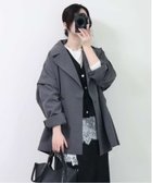 【エルビーシー/LBC】の袖取り外しミドルコート 大人の最旬トレンドファッション＆コーディネート founy(ファウニー) ファッション Fashion レディースファッション Fashion for Women アウター Coat / Outerwear Collection コート・ロングコート・ピーコート Long Coats, Peacoats & More トレンチ Trench, Trench Coat ミドル Middle Length, Mid Height thumbnail チャコール|ID: prp329100004975138 ipo3291000000037296612