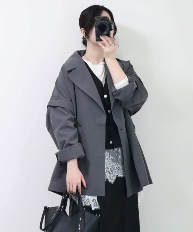 【エルビーシー/LBC】の袖取り外しミドルコート インテリア・キッズ・メンズ・レディースファッション・服の通販 founy(ファウニー) 　ファッション　Fashion　レディースファッション　Fashion for Women　アウター　Coat / Outerwear Collection　コート・ロングコート・ピーコート　Long Coats, Peacoats & More　トレンチ　Trench, Trench Coat　ミドル　Middle Length, Mid Height　チャコール|ID: prp329100004975138 ipo3291000000037296612