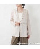 【ネミカ/NEMIKA】のダブルテーラードジャケット【NEMIKA】 大人の最旬トレンドファッション＆コーディネート founy(ファウニー) ファッション Fashion レディースファッション Fashion for Women アウター Coat / Outerwear Collection レディースジャケット・軽アウター Jackets テーラードジャケット / 通勤・きれいめスタイル Tailored Jackets & Blazers カーディガン Cardigan, Knitwear シアー Sheer, See-Through デニム Denim, Jeans Material ポケット Pocket, Pocket Detail リラックス Relax, Relaxed Fit 夏 Summer thumbnail ライトベージュ|ID: prp329100004975141 ipo3291000000037296622