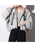 【ヴァン/Vin】のロゴテープバルーンヘムジップジャケット グレージュ|ID: prp329100004975149 ipo3291000000037296656