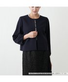 【レリアンプラスハウス/Leilian PLUS HOUSE】の【店舗人気】ノーカラージャケット 大人の最旬トレンドファッション＆コーディネート founy(ファウニー) ファッション Fashion レディースファッション Fashion for Women アウター Coat / Outerwear Collection レディースジャケット・軽アウター Jackets ノーカラージャケット / シンプル上品コーデ Collarless Jackets ジャケット Jacket, Outerwear スリーブ Sleeve, Long Sleeve / Short Sleeve セレモニー Ceremony トレンド Trend, Trending Now バルーン Balloon, Balloon Silhouette フェミニン Feminine, Girly ポケット Pocket, Pocket Detail エレガント 上品 Elegant 人気 Popular, Best Seller 春 Spring thumbnail ネイビー|ID: prp329100004975155 ipo3291000000037296673