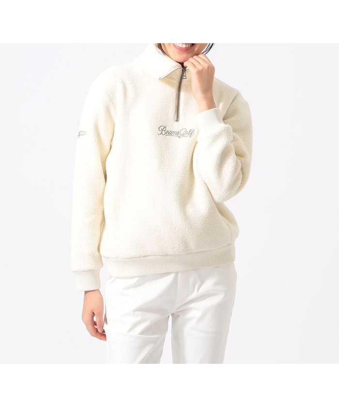 【ビームス ゴルフ/BEAMS GOLF】のORANGE LABEL / ボア ハーフジップ プルオーバー インテリア・キッズ・メンズ・レディースファッション・服の通販 founy(ファウニー) https://founy.com/ ファッション Fashion レディースファッション Fashion for Women トップス・カットソー Cut & Sew Tops カジュアルプルオーバー・ニットトップス Pullovers & Knit Tops / Casual Pullovers アウトドア Outdoor Clothing インナー Innerwear フロント Front, Front Design ポケット Pocket, Pocket Detail メッシュ Mesh, Net Fabric ラウンド Round, Round Neck ゴルフ Golf |ID: prp329100004975165 ipo3291000000037296703