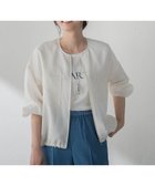 【ロートレ アモン/LAUTRE AMONT】の多機能シアージャケット 大人の最旬トレンドファッション＆コーディネート founy(ファウニー) ファッション Fashion レディースファッション Fashion for Women アウター Coat / Outerwear Collection レディースジャケット・軽アウター Jackets 春 Spring シンプル Simple, Minimal トレンド Trend, Trending Now バルーン Balloon, Balloon Silhouette フロント Front, Front Design ポケット Pocket, Pocket Detail S/S・春夏 SS, Spring/Summer, Warm Season 夏 Summer エレガント 上品 Elegant ビジネス 仕事 通勤 Business / Work / Commuting 2026年 2026 2026春夏・S/S Spring/Summer 2026 SS26 thumbnail ホワイト|ID: prp329100004975173 ipo3291000000037296737