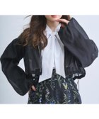 【スウィングル/Swingle】の【4/10(Fri)発売】バルーンシアーブルゾン 大人の最旬トレンドファッション＆コーディネート founy(ファウニー) ファッション Fashion レディースファッション Fashion for Women アウター Coat / Outerwear Collection ブルゾンジャケット・スポーティアウター Blouson Jackets おすすめ Recommended / Our Picks ギャザー Gathered, Ruffled コンパクト Compact, Small Size シアー Sheer, See-Through シンプル Simple, Minimal スリーブ Sleeve, Long Sleeve / Short Sleeve バランス Balance, Style Balance 軽量 Lightweight, Ultra Light thumbnail ブラック|ID: prp329100004975196 ipo3291000000037296818