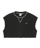 【エックスガール/X-girl】のCROPPED SWEAT VEST CHARCOAL|ID: prp329100004975202 ipo3291000000037296840