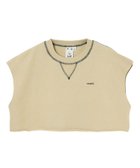 【エックスガール/X-girl】のCROPPED SWEAT VEST BEIGE|ID: prp329100004975202 ipo3291000000037296841