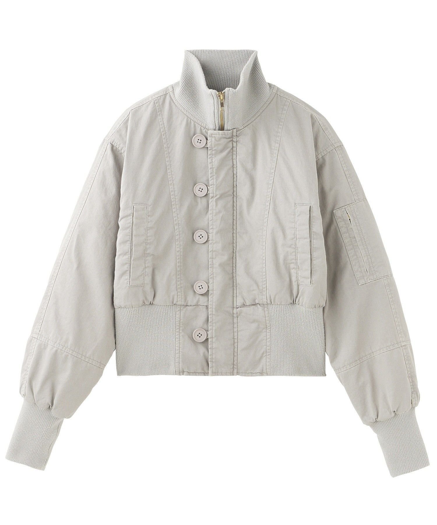 【エックスガール/X-girl】のWASHED MILITARY JACKET インテリア・キッズ・メンズ・レディースファッション・服の通販 founy(ファウニー) 　ファッション　Fashion　レディースファッション　Fashion for Women　アウター　Coat / Outerwear Collection　レディースジャケット・軽アウター　Jackets　キャップ　Cap, Baseball Cap　コンパクト　Compact, Small Size　ショート　Short, Short Length　シンプル　Simple, Minimal　ジャケット　Jacket, Outerwear　デニム　Denim, Jeans Material　ハイネック　High Neck, Mock Neck　ベーシック　Basic, Essential　ミリタリー　Military, Army Style　メタル　Metal, Metal Parts　A/W・秋冬　Autumn/Winter　おすすめ　Recommended / Our Picks　GREY|ID: prp329100004975206 ipo3291000000037296854