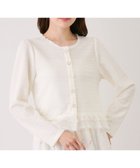 【ジャイロ/JAYRO】のレースフリルヘムニットジャケット ホワイト系(14)|ID: prp329100004975224 ipo3291000000037296912