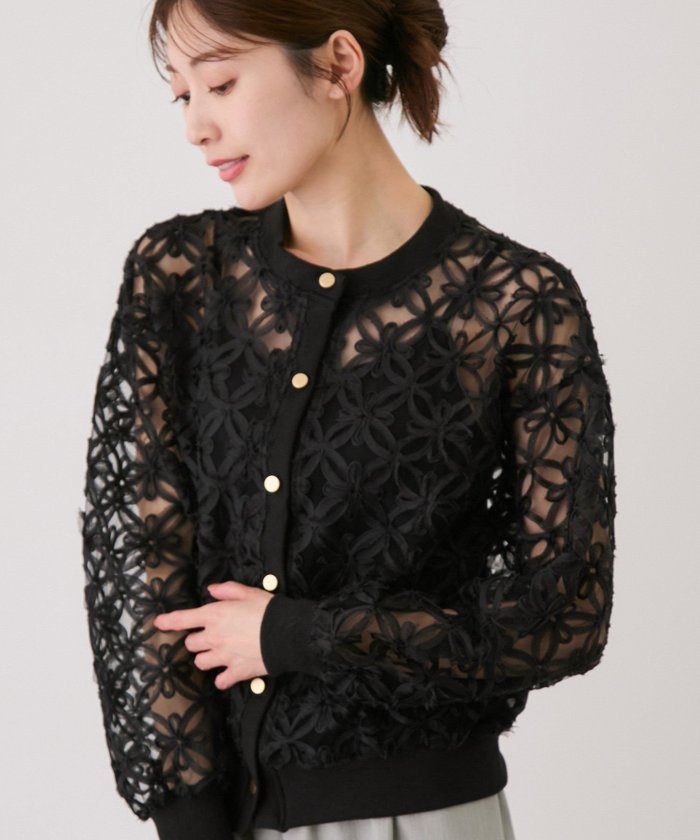 【ジャイロ/JAYRO】のフラワー刺繍シアーブルゾン インテリア・キッズ・メンズ・レディースファッション・服の通販 founy(ファウニー) https://founy.com/ ファッション Fashion レディースファッション Fashion for Women アウター Coat / Outerwear Collection ブルゾンジャケット・スポーティアウター Blouson Jackets インナー Innerwear コンパクト Compact, Small Size シンプル Simple, Minimal ダウン Down, Puffer デニム Denim, Jeans Material バランス Balance, Style Balance フェミニン Feminine, Girly フラワー Flower, Floral ブルゾン Blouson, Bomber Jacket ポケット Pocket, Pocket Detail ワイド Wide, Wide Fit おすすめ Recommended / Our Picks エレガント 上品 Elegant |ID: prp329100004975225 ipo3291000000037296915