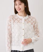 【ジャイロ/JAYRO】のフラワー刺繍シアーブルゾン ホワイト(10)|ID: prp329100004975225 ipo3291000000037296917