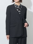 【ニコル クラブ/NICOLE CLUB】のレイヤード風ノーカラージャケット 大人の最旬トレンドファッション＆コーディネート founy(ファウニー) ファッション Fashion レディースファッション Fashion for Women アウター Coat / Outerwear Collection レディースジャケット・軽アウター Jackets ノーカラージャケット / シンプル上品コーデ Collarless Jackets インナー Innerwear シンプル Simple, Minimal ジャケット Jacket, Outerwear スマート Smart, Elegant セットアップ Set-Up, Coordinated Outfit トレンド Trend, Trending Now フォルム Silhouette, Form フロント Front, Front Design ボトム Bottoms, Lower Wear ミックス Mix, Mixed Style リアル Real, Realistic エレガント 上品 Elegant thumbnail 49ブラック|ID: prp329100004975239 ipo3291000000037296972