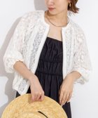 【ノーリーズ/NOLLEY'S】の【MARILYN MOON/マリリーンムーン】reversible sheer lace blouson 大人の最旬トレンドファッション＆コーディネート founy(ファウニー) ファッション Fashion レディースファッション Fashion for Women アウター Coat / Outerwear Collection ブルゾンジャケット・スポーティアウター Blouson Jackets エレガント 上品 Elegant サマー Summer, Summer Style シアー Sheer, See-Through バランス Balance, Style Balance ブルゾン Blouson, Bomber Jacket ボトム Bottoms, Lower Wear レース Lace, Lace Fabric おすすめ Recommended / Our Picks ビジネス 仕事 通勤 Business / Work / Commuting 2026年 2026 2026春夏・S/S Spring/Summer 2026 SS26 thumbnail ホワイト|ID: prp329100004975256 ipo3291000000037297022