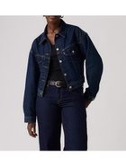 【リーバイス/Levis】のSHRUNKEN 90S トラッカージャケット 大人の最旬トレンドファッション＆コーディネート founy(ファウニー) ファッション Fashion レディースファッション Fashion for Women アウター Coat / Outerwear Collection レディースジャケット・軽アウター Jackets クロップド Cropped, Short Length クール Cool, Chic シェイプ Shape, Slim Fit シンプル Simple, Minimal ジャケット Jacket, Outerwear セットアップ Set-Up, Coordinated Outfit thumbnail Dark Indigo - Flat Finish|ID: prp329100004975262 ipo3291000000037297051