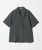 【ユナイテッドアローズ/UNITED ARROWS】のダブルブレスト ショートスリーブ シャツジャケット -セットアップ対応・ウォッシャブル- A DAY IN THE LIFE 大人の最旬トレンドファッション＆コーディネート founy(ファウニー) ファッション Fashion レディースファッション Fashion for Women アウター Coat / Outerwear Collection レディースジャケット・軽アウター Jackets ウォッシャブル Machine Washable ショート Short, Short Length ジャケット Jacket, Outerwear ストライプ Stripe, Striped Pattern スリーブ Sleeve, Long Sleeve / Short Sleeve セットアップ Set-Up, Coordinated Outfit ダブル Double, Double-Breasted デニム Denim, Jeans Material トレンド Trend, Trending Now バランス Balance, Style Balance アウトレット Outlet / Clearance おすすめ Recommended / Our Picks 夏 Summer ビジネス 仕事 通勤 Business / Work / Commuting thumbnail DK.GRAY|ID: prp329100004975263 ipo3291000000037297053