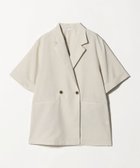 【ユナイテッドアローズ/UNITED ARROWS】のダブルブレスト ショートスリーブ シャツジャケット -セットアップ対応・ウォッシャブル- A DAY IN THE LIFE 大人の最旬トレンドファッション＆コーディネート founy(ファウニー) ファッション Fashion レディースファッション Fashion for Women アウター Coat / Outerwear Collection レディースジャケット・軽アウター Jackets ウォッシャブル Machine Washable ショート Short, Short Length ジャケット Jacket, Outerwear ストライプ Stripe, Striped Pattern スリーブ Sleeve, Long Sleeve / Short Sleeve セットアップ Set-Up, Coordinated Outfit ダブル Double, Double-Breasted デニム Denim, Jeans Material トレンド Trend, Trending Now バランス Balance, Style Balance アウトレット Outlet / Clearance おすすめ Recommended / Our Picks 夏 Summer ビジネス 仕事 通勤 Business / Work / Commuting thumbnail NATURAL|ID: prp329100004975263 ipo3291000000037297054