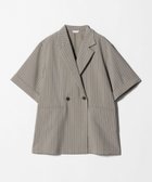 【ユナイテッドアローズ/UNITED ARROWS】のダブルブレスト ショートスリーブ シャツジャケット -セットアップ対応・ウォッシャブル- A DAY IN THE LIFE 大人の最旬トレンドファッション＆コーディネート founy(ファウニー) ファッション Fashion レディースファッション Fashion for Women アウター Coat / Outerwear Collection レディースジャケット・軽アウター Jackets ウォッシャブル Machine Washable ショート Short, Short Length ジャケット Jacket, Outerwear ストライプ Stripe, Striped Pattern スリーブ Sleeve, Long Sleeve / Short Sleeve セットアップ Set-Up, Coordinated Outfit ダブル Double, Double-Breasted デニム Denim, Jeans Material トレンド Trend, Trending Now バランス Balance, Style Balance アウトレット Outlet / Clearance おすすめ Recommended / Our Picks 夏 Summer ビジネス 仕事 通勤 Business / Work / Commuting thumbnail その他1|ID: prp329100004975263 ipo3291000000037297056