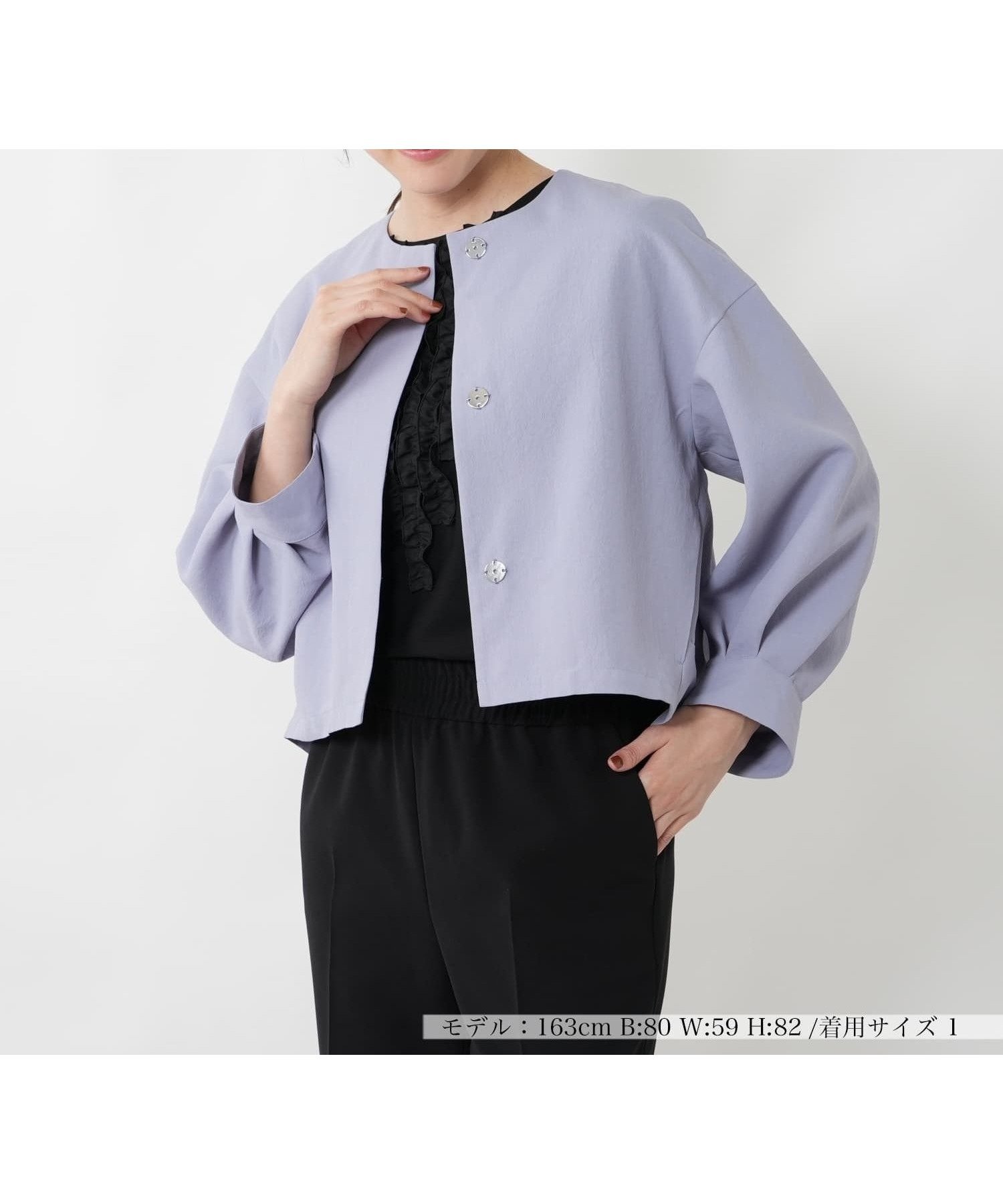 【ネミカ/NEMIKA】のドロップノーカラージャケット【NEMIKA】 大人の最旬トレンドファッション＆コーディネート founy(ファウニー) 　ファッション　Fashion　レディースファッション　Fashion for Women　アウター　Coat / Outerwear Collection　レディースジャケット・軽アウター　Jackets　ノーカラージャケット / シンプル上品コーデ　Collarless Jackets　ウォッシャブル　Machine Washable　ショルダー　Shoulder, Shoulder Strap　ジャケット　Jacket, Outerwear　センター　Center, Center Line　ドロップ　Drop Shoulder, Dropped Style　バランス　Balance, Style Balance　フロント　Front, Front Design　プリーツ　Pleats, Pleated　ポケット　Pocket, Pocket Detail　リラックス　Relax, Relaxed Fit　夏　Summer　 other-1|ID: prp329100004975271 ipo3291000000037297083