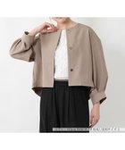 【ネミカ/NEMIKA】のドロップノーカラージャケット【NEMIKA】 大人の最旬トレンドファッション＆コーディネート founy(ファウニー) ファッション Fashion レディースファッション Fashion for Women アウター Coat / Outerwear Collection レディースジャケット・軽アウター Jackets ノーカラージャケット / シンプル上品コーデ Collarless Jackets ウォッシャブル Machine Washable ショルダー Shoulder, Shoulder Strap ジャケット Jacket, Outerwear センター Center, Center Line ドロップ Drop Shoulder, Dropped Style バランス Balance, Style Balance フロント Front, Front Design プリーツ Pleats, Pleated ポケット Pocket, Pocket Detail リラックス Relax, Relaxed Fit 夏 Summer thumbnail ベージュ|ID: prp329100004975271 ipo3291000000037297085