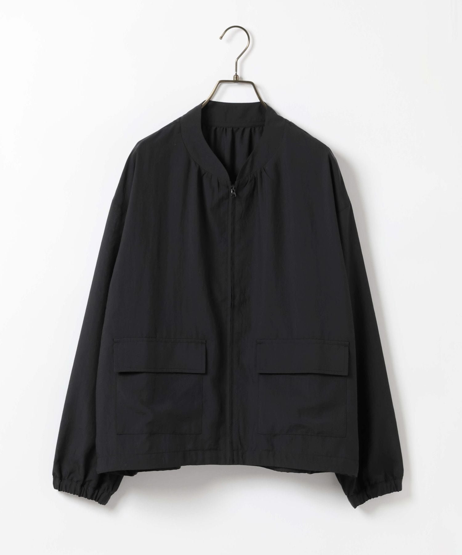 【グローバルワーク/GLOBAL WORK】のUVエアかるシアーブルゾン/636029 インテリア・キッズ・メンズ・レディースファッション・服の通販 founy(ファウニー) 　ファッション　Fashion　レディースファッション　Fashion for Women　アウター　Coat / Outerwear Collection　ブルゾンジャケット・スポーティアウター　Blouson Jackets　洗える　Machine Washable　コンパクト　Compact, Small Size　シアー　Sheer, See-Through　シンプル　Simple, Minimal　ドローコード　Drawcord, Drawstring Cord　フラップ　Flap, Flap Pocket　ポケット　Pocket, Pocket Detail　ワンポイント　One Point, Statement Accent　おすすめ　Recommended / Our Picks　旅行　Travel　ブラック09|ID: prp329100004975277 ipo3291000000037297116