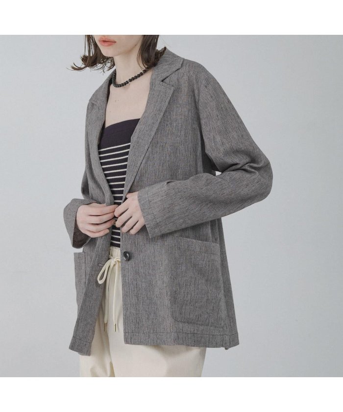 【サニーレーベル/Sonny Label / URBAN RESEARCH】のリネン混ライトシアージャケット インテリア・キッズ・メンズ・レディースファッション・服の通販 founy(ファウニー) https://founy.com/ ファッション Fashion レディースファッション Fashion for Women アウター Coat / Outerwear Collection レディースジャケット・軽アウター Jackets 2026年 2026 2026春夏・S/S Spring/Summer 2026 SS26 おすすめ Recommended / Our Picks インナー Innerwear カットソー Cut and Sewn Top キャミソール Camisole, Spaghetti Strap Top シアー Sheer, See-Through タンク Tank Top, Sleeveless Top デニム Denim, Jeans Material トレンド Trend, Trending Now リネン Linen, Linen Fabric ロング Long, Long-Length 夏 Summer S/S・春夏 SS, Spring/Summer, Warm Season 長袖 Long Sleeve, Full Sleeve |ID: prp329100004975278 ipo3291000000037297127